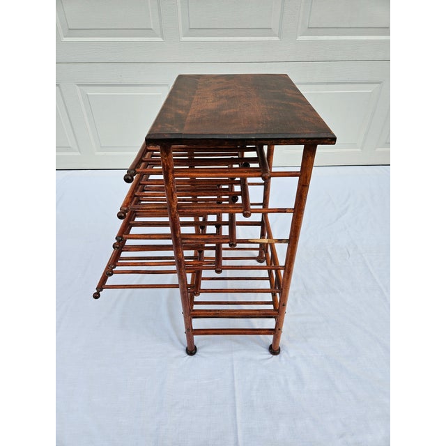 Antique Stick and Ball Music Magazine Rack For Sale - Image 9 of 16