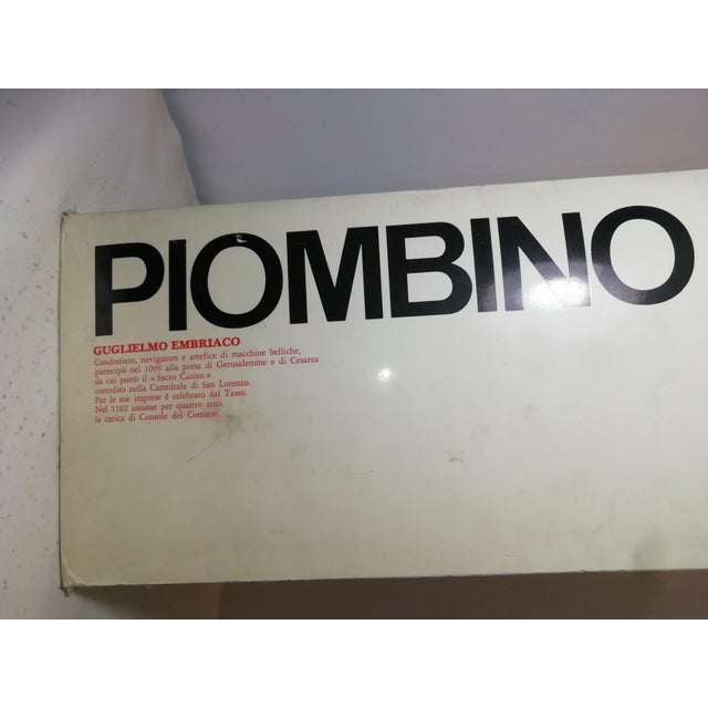 Sculpture Guglielmo Embriaco by Umberto Piombino for Il Tondo, Produced for Erg S.P.A., Italy, 1983 For Sale - Image 14 of 18