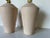 Ceramic 80's Postmodern Beige Ceramic Table Lamps - a Pair For Sale - Image 7 of 11