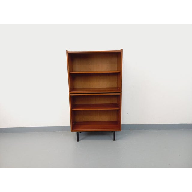 Vintage Teak-Style Mahogany Bookcase, 1960s For Sale - Image 15 of 15