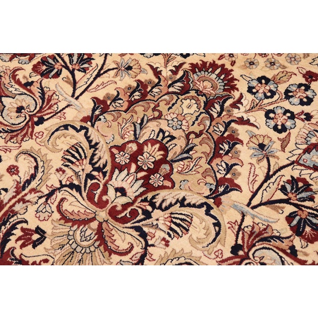 Art Nouveau Aness Pak-Persian Beige/Rust Wool Rug - 9'11'' X 13'5'' For Sale - Image 4 of 8