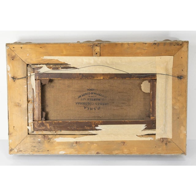 English Country Oil Painting on Canvas a.a. Glendening Sr For Sale - Image 12 of 13