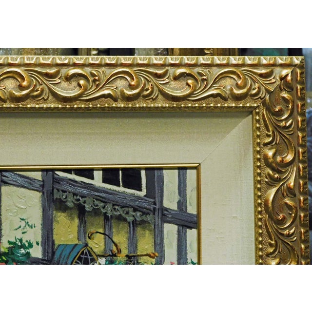 Viktor Shvaiko "London for Two" Hand Embellished on Canvas Framed Hand Signed For Sale - Image 4 of 10