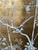 Set of 3 Hand Painted Gold Leaf Chinoiserie Wallpaper Panels, Monochrome Bird & Bamboo Floral Mural, Custom Size Available For Sale - Image 6 of 9
