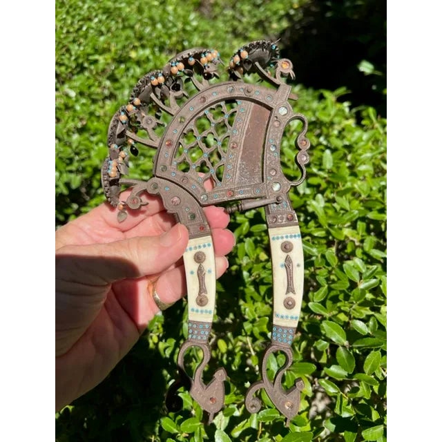 1820 Turkish Betel Nut Cutter For Sale - Image 10 of 12