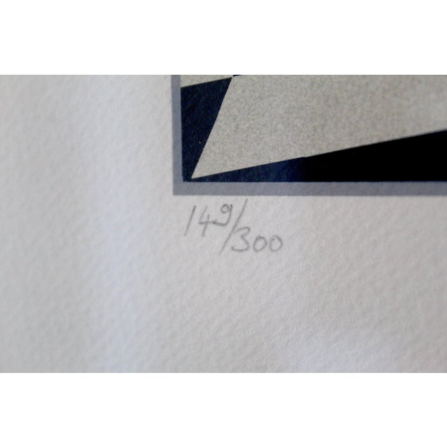 1940s Fanch Ledan Limited Edition Serigraph “Le Grand Escalier Rouge” – Pencil Signed, Framed For Sale - Image 5 of 10