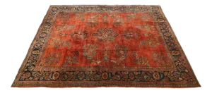 Sarouk Antique C.1880s Approx 9 X 11 Wool Rug