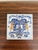 Ceramic Dutch Delft Blue and White Porcelain Tiles With Heraldic Coat of Arm, Set of 9 For Sale - Image 7 of 15
