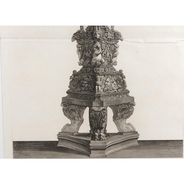 Piranesi Etching of a Monumental Candelabrum With Cranes From Hadrian’s Villa Circa 1770–1774 For Sale In Philadelphia - Image 6 of 9