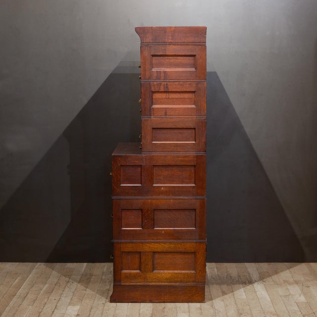 Antique Mahogany Yawman and Erbe 15 Drawer Modular File Cabinet c.1910 For Sale - Image 16 of 18