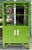 Modern Chartreuse Green Lacquer Bookcase Cabinet Etagere For Sale - Image 4 of 6