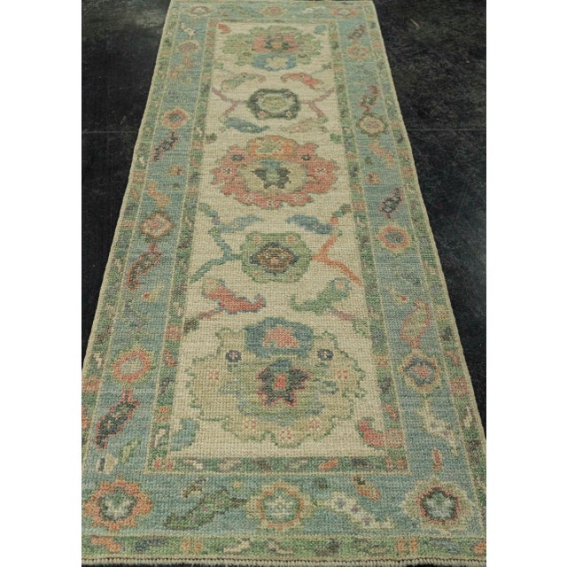 Turkish Oushak Rug 2'3" x 6'1" #20202 Explore a curated collection of hallway runners, wool rugs, and handmade...