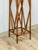 Wood Coastal Boho Tall Bamboo Plant Stand Warm Finish Pedestal Display For Sale - Image 7 of 9