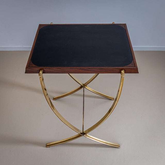 Brown Side Tables by Luigi Caccia Dominioni for Azucena, Italy 1960s For Sale - Image 8 of 11