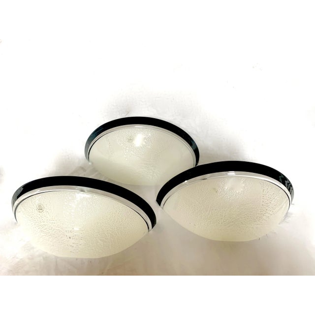 Silver Sconces from Murano Due, 1970s, Set of 3 For Sale - Image 7 of 9