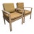Williams-Sonoma Home Outdoor Teak Wood Arm Chairs, Pair For Sale