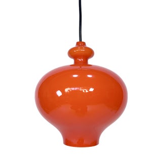 Glass Hanging Lamp by Hans Agne Jacobsson for Staff, 1960s For Sale