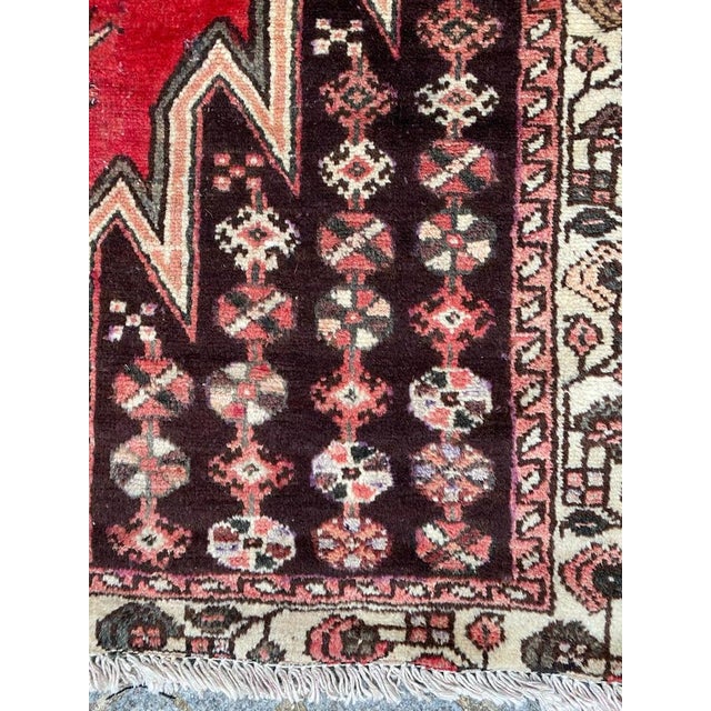 1950s Vintage Tribal Mazlaghan Rug, 1950s For Sale - Image 5 of 17