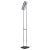 Trombone aluminium floor lamp by warm nordic dimensions: d20 x w18 x h136 cm material: brushed aluminium weight: 2 kg up...