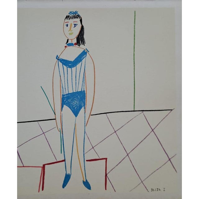 Pablo Picasso, The Acrobat and the Clown, 1954, Lithograph For Sale - Image 4 of 6