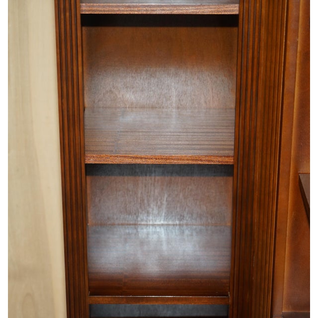 Open Library Bookcase in Flamed Hardwood For Sale - Image 16 of 18