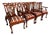 English Chippendale Style Carved Mahogany Ball & Claw Dining Chairs- Set of 8 For Sale