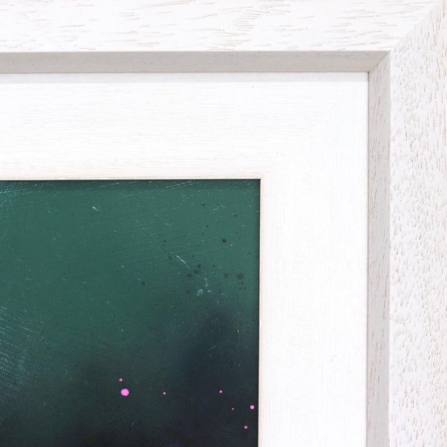 Deep Green - Original Botanical Mixed Media Painting by Lee Herring For Sale - Image 4 of 9