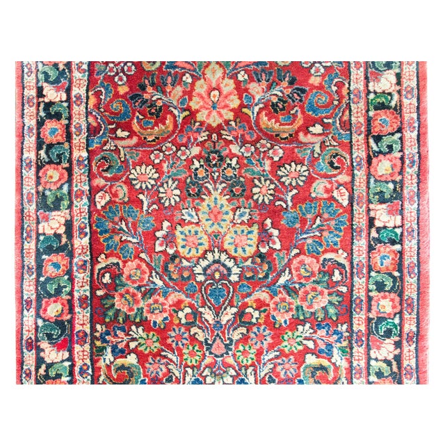 Early 20th Century Persian Sarouk Runner For Sale - Image 10 of 16
