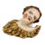 Large Antique Italian Baroque Carved Wood Angel For Sale - Image 10 of 11