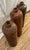 Rustic European Antique Dutch Salt Glazed Stoneware Gin Bottles. Made in the 1800s - One With a Crack For Sale - Image 3 of 15