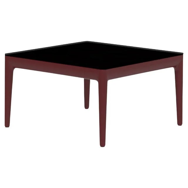 Ribbons Burgundy 50 Coffee Table by Mowee For Sale - Image 6 of 6