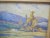 Farmhouse Alfred Hermann Schroff Oregon Autumn Mountain Landscape Watercolor Painting For Sale - Image 3 of 6