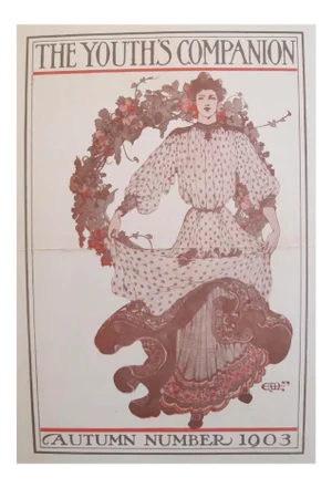 1903 American Art Nouveau Fashion Cover, The Youth's Companion