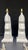 1980s 1980's Post Modern White Zig Zag Plaster Lamps by Ziggurat - A Pair For Sale - Image 5 of 12