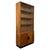 Vintage Golden Oak Display Cabinet For Sale - Image 3 of 11