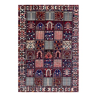 7x10 Old Persian Bakhtiari Area Rug - 502207 For Sale