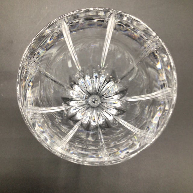 Vintage Crystal Mikasa Berkeley Water Goblets-Set of 6 For Sale In Sacramento - Image 6 of 12