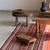 Large Flat Wavy Leaf-Shaped Teak Pendant Light with Floral Design For Sale - Image 10 of 12