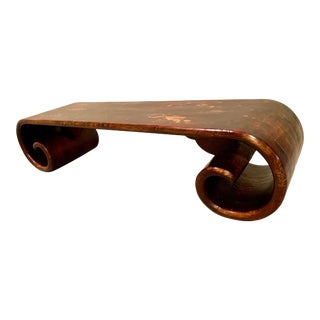 Antique Chinese 19th Century Elmwood Scholars Table or Bench For Sale