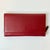 Coach 1996 Vintage Boho Chic Coach Red Leather Tri-Fold Checkbook, Cards & Coins Wallet For Sale - Image 4 of 12