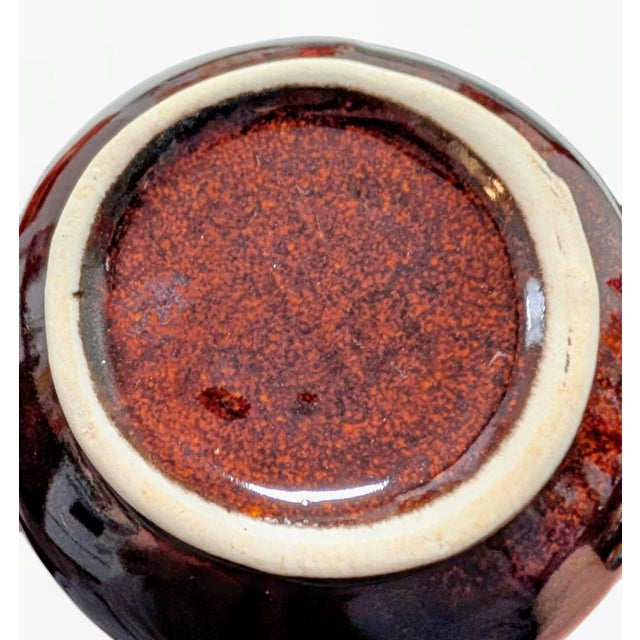 Oxblood Red Antique Qing Dynasty Yao Bian Flambe Glazed Oxblood Red Vase For Sale - Image 8 of 11