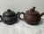 Vintage Chinese YiXing Small Teapots Dragon Motif Brown/Dark 20th C. - Set of 3 For Sale - Image 4 of 12