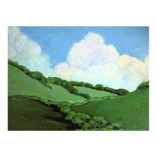 Malibu Hills Lynne French California Landscape O/C For Sale