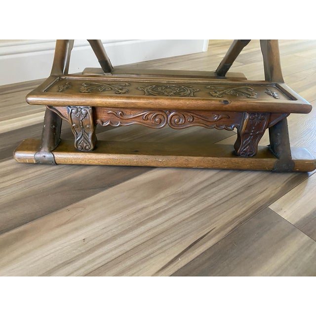 Late 20th Century Folding Campaign Chair For Sale - Image 12 of 12