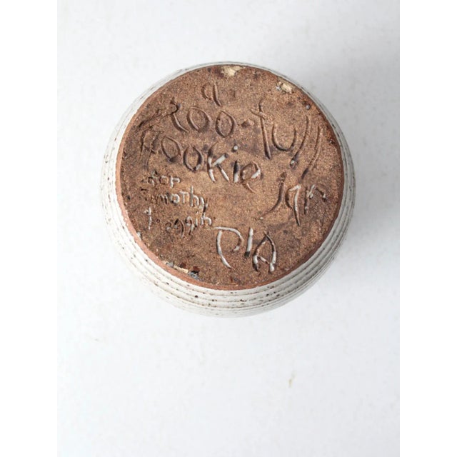 Vintage Studio Pottery Cachepot For Sale - Image 9 of 10