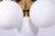 Mid-Century Chandelier in Brass and Opaline Glass, Czech, 1960s For Sale - Image 9 of 11