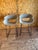 Pair of Bludot of Racer Counter Stools in Marine Tait For Sale - Image 11 of 15