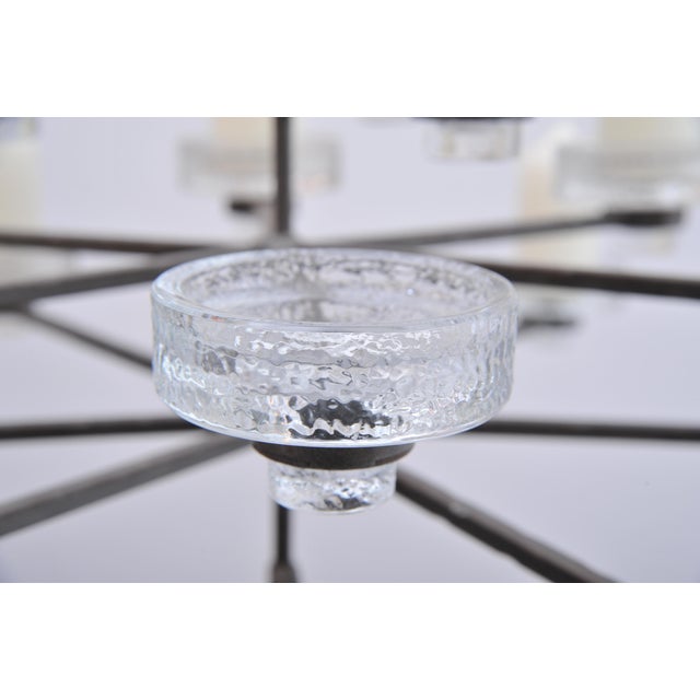 Wrought Iron Candlestick by Erik Höglund for Kosta Boda, 1960s For Sale - Image 9 of 11