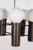 Mid-Century Five-Light Brass Finish Chandelier For Sale In Los Angeles - Image 6 of 10