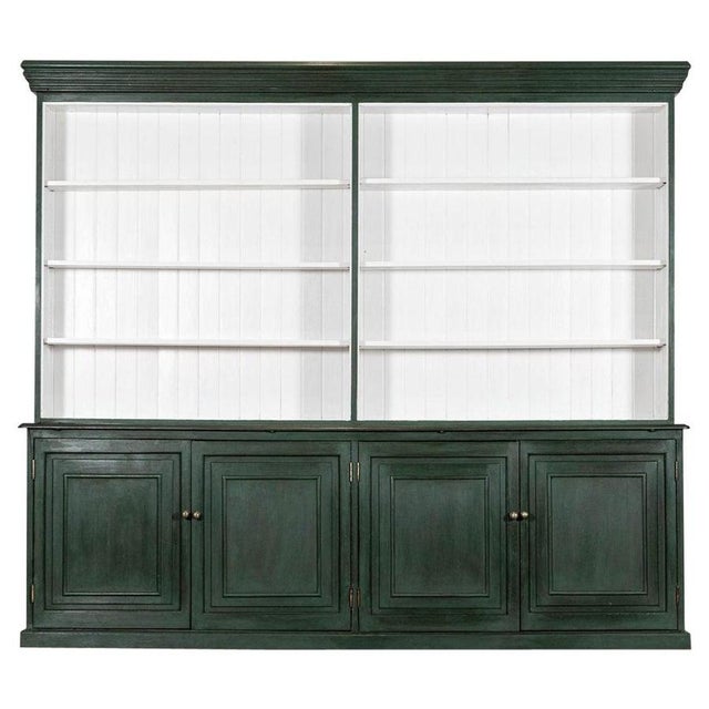 Antique English Painted Pine Bookcase, 1890 For Sale - Image 16 of 16